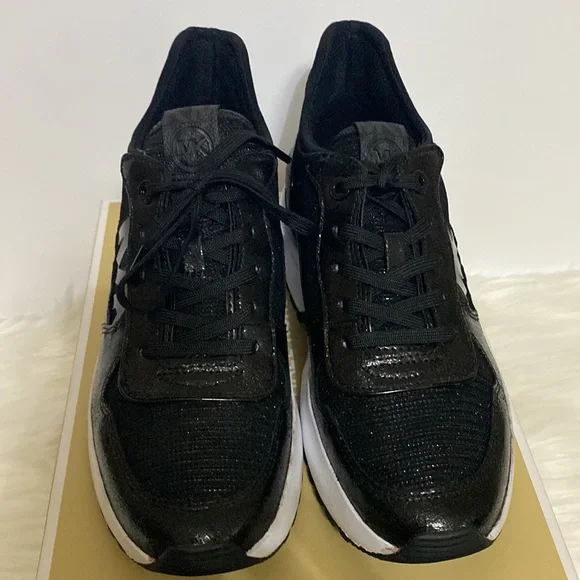 NWT Michael Kors Muse Trainer Glitter Chain Mesh Shoes - Picture 6 of 14